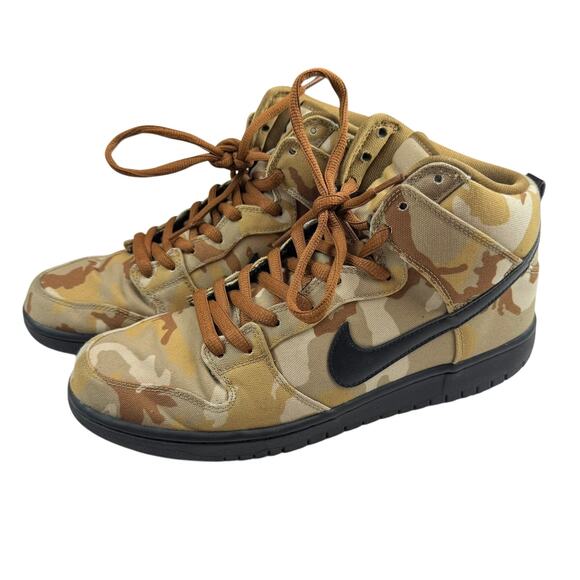 Nike SB Dunk High Pro Desert Camo - Size 10.5 - Picture 1 of 7